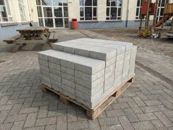 1m² waterdoorlatende betonstraatstenen